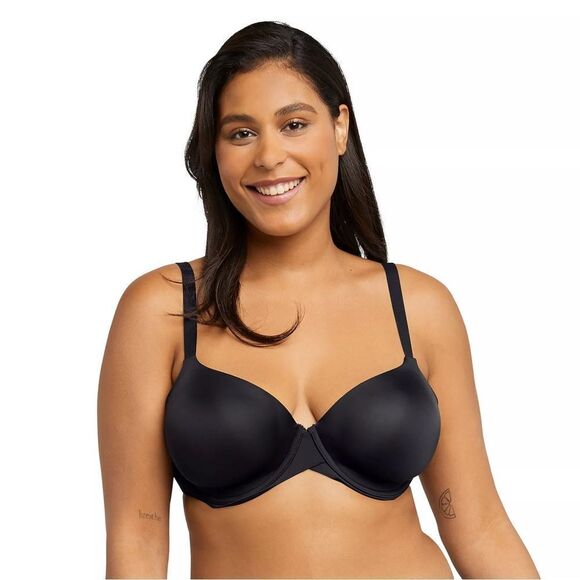 Maidenform® One Fab Fit® Modern Demi T-Shirt Underwire Bra Black 40B NWT IN PKG - Picture 1 of 7